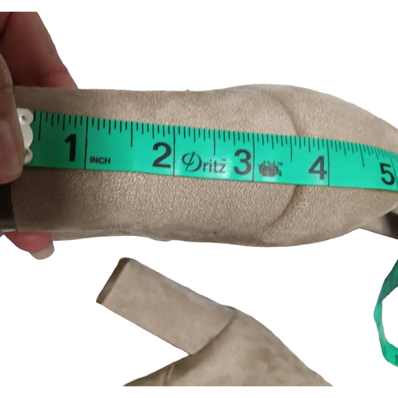 Marc Fisher Taupe Heeled Boots - Picture 3 of 3